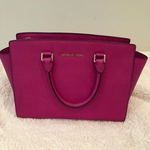 Fuschia Michael Kors bag